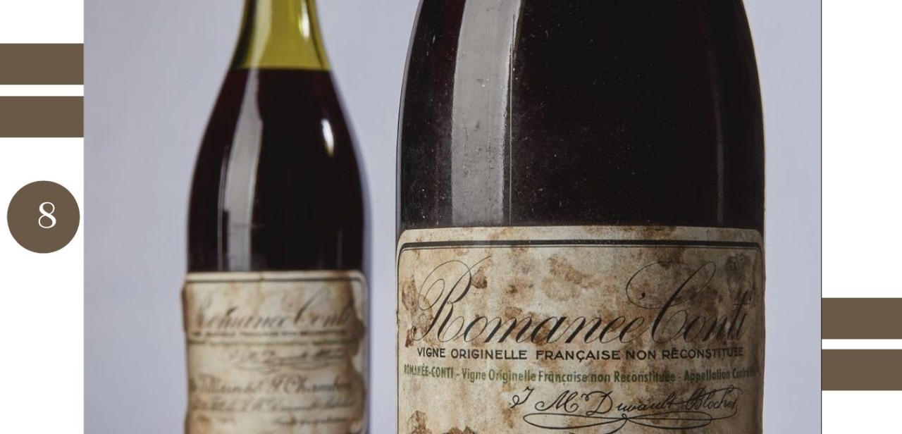 the biography pen 1945 Romanee-Conti Wine - $558,000