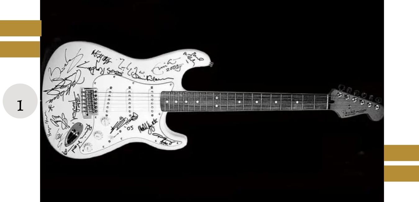 The Biography Pen Reach Out To Asia" Fender Stratocaster -Price: $2.7 million