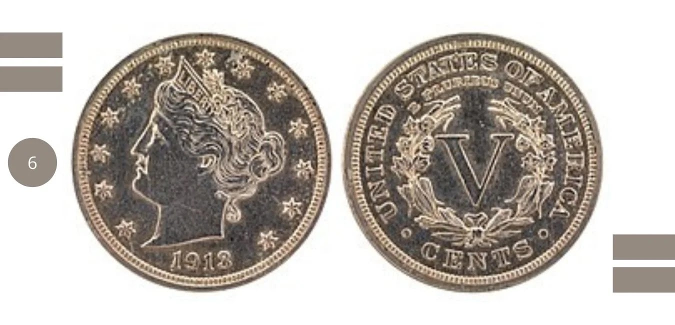The Biography Pen Liberty Head Nickel - Morton-Smith-Eliasberg (1913) -Cost: $4.5 million