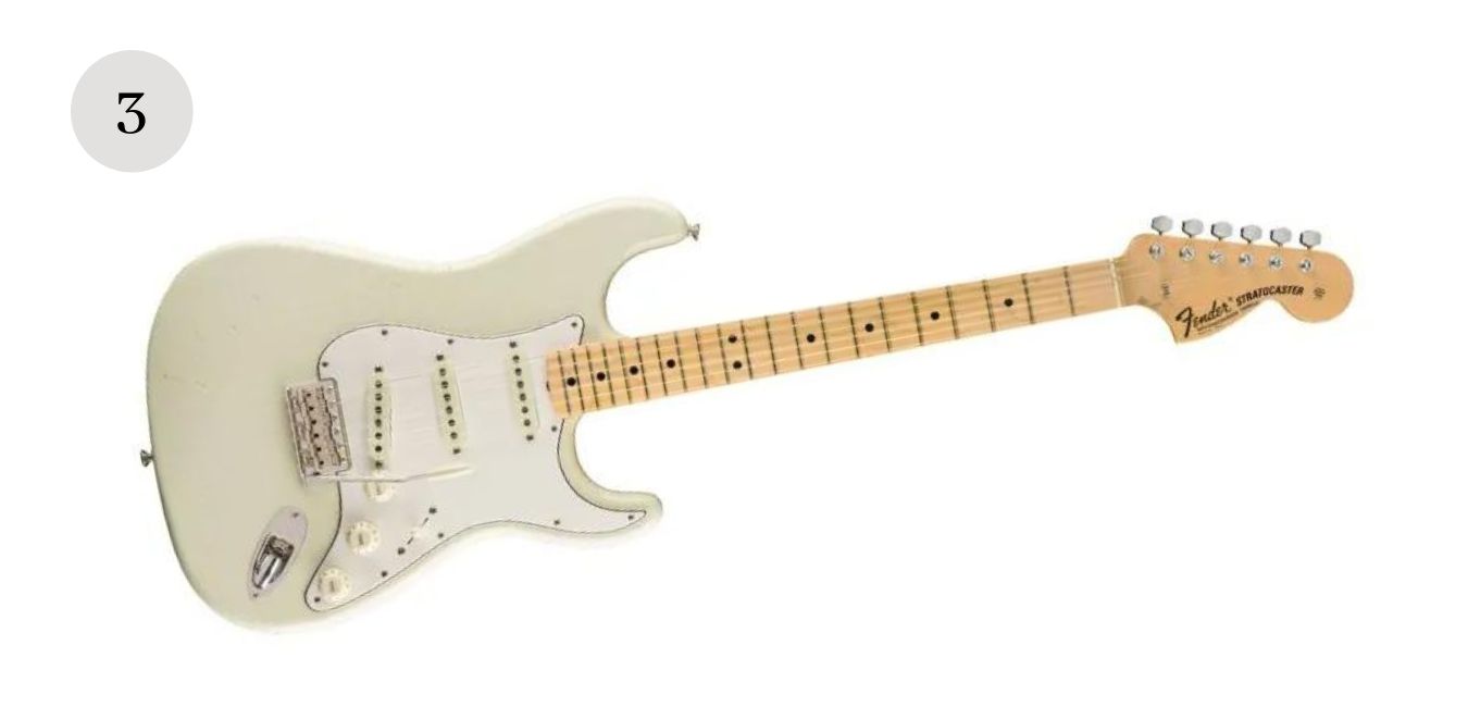 The Biography Pen Jimi Hendrix's 1968 Fender Stratocaster -Price: $2 million