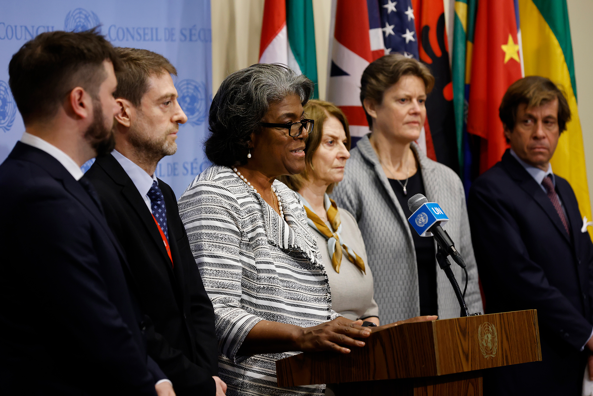 130 people have been rescued from bombed Mariupol theater, but hundreds still under the rubble US Ambassador to the United Nations Linda Thomas-Greenfield delivers a statement at the United Nations Security Council meeting on Friday, March 18.