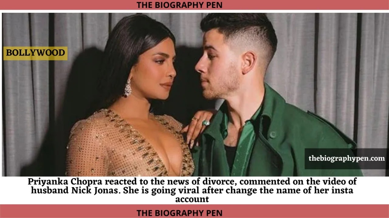 The Biography pen Nick & Priyanka
